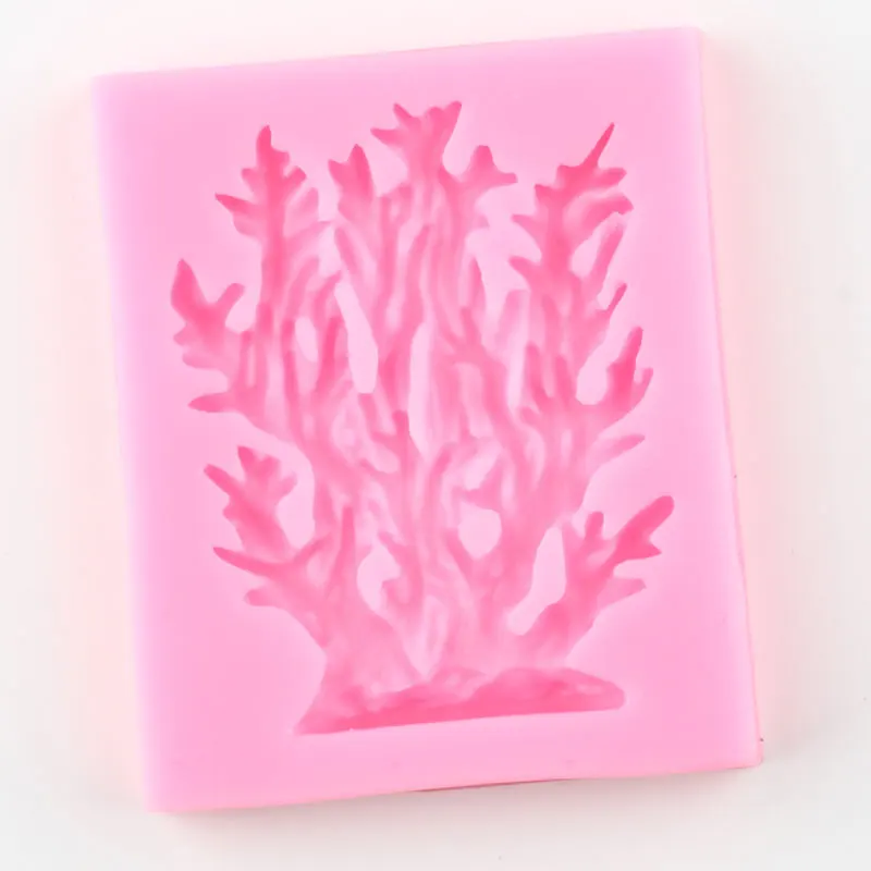 Ветка дерева Sugarcraft морская Коралловая силиконовая форма помадные формы для