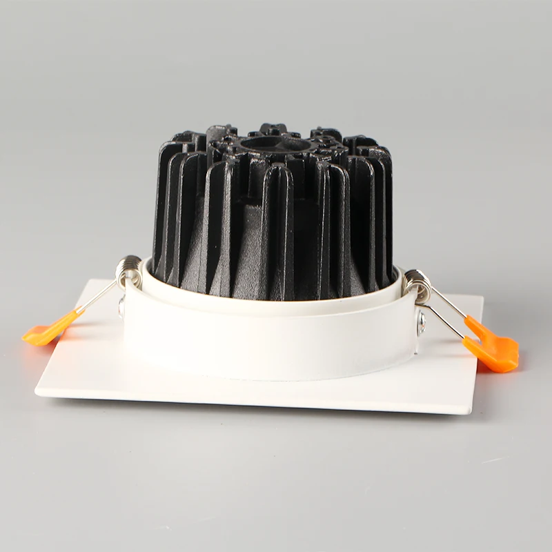 1 шт. квадратный Диммируемый светодиодный пуховый светильник cob потолочный