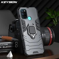 keysion shockproof case for realme 7 7i 6 c17 c15 c12 c11 2021 q2 pro phone cover for oppo reno4 z 5g f17 a32 a53 a73 a93 2020