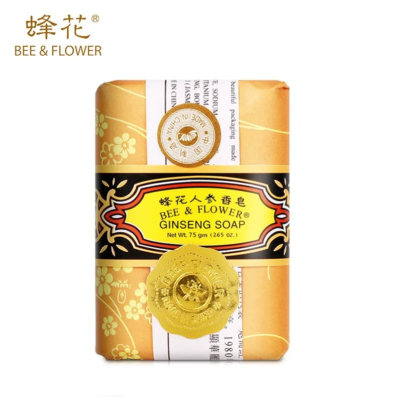 81g Bee &amp Flower Ginseng Toilet Soap Bath Clean Hand Skin | Красота и здоровье