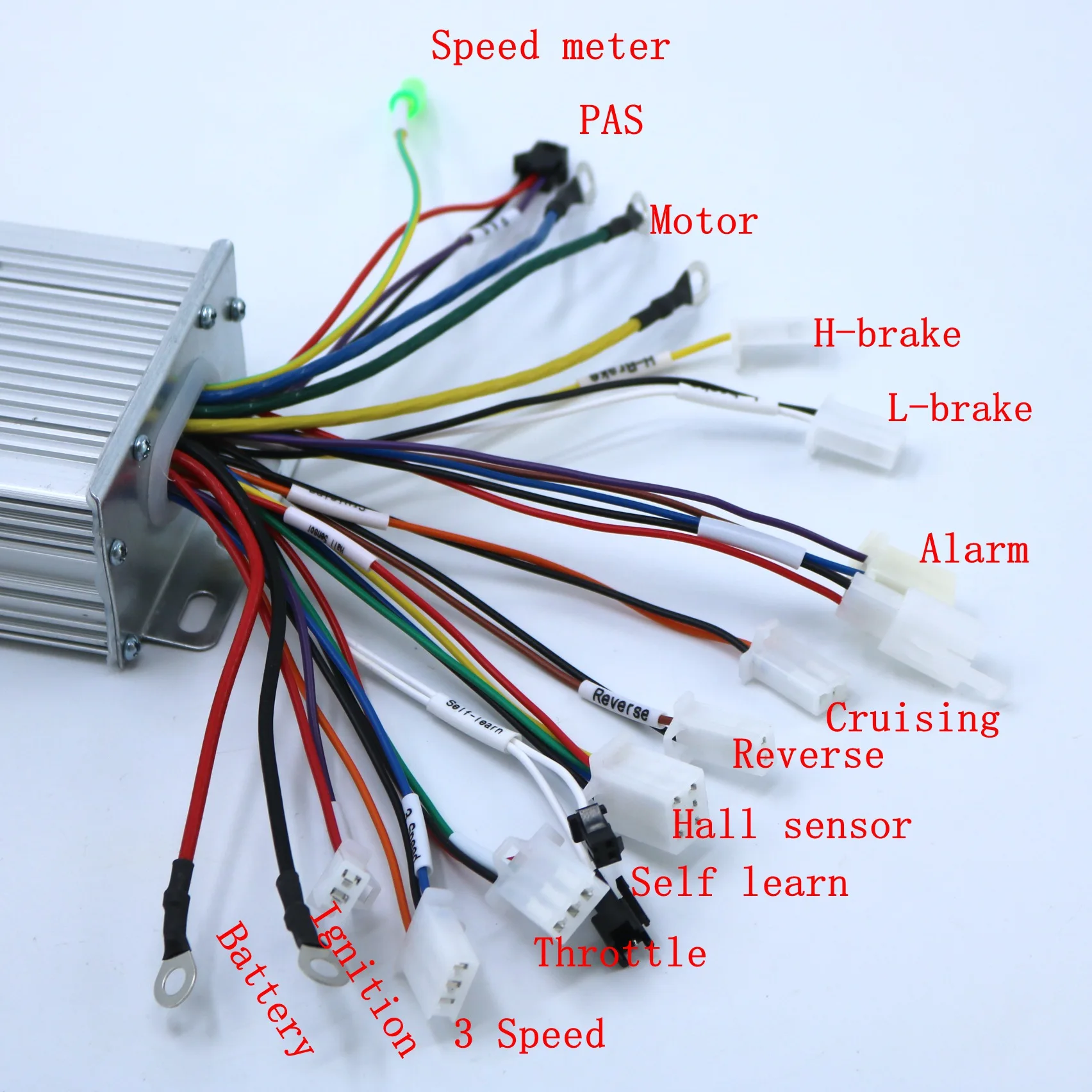 36-72V 800-1000W 35Amax 12 Mosfet Сенсор/Сенсор меньше E-велосипед/скутер/мотоцикл с бесщеточным двигателем Скорость контроллер