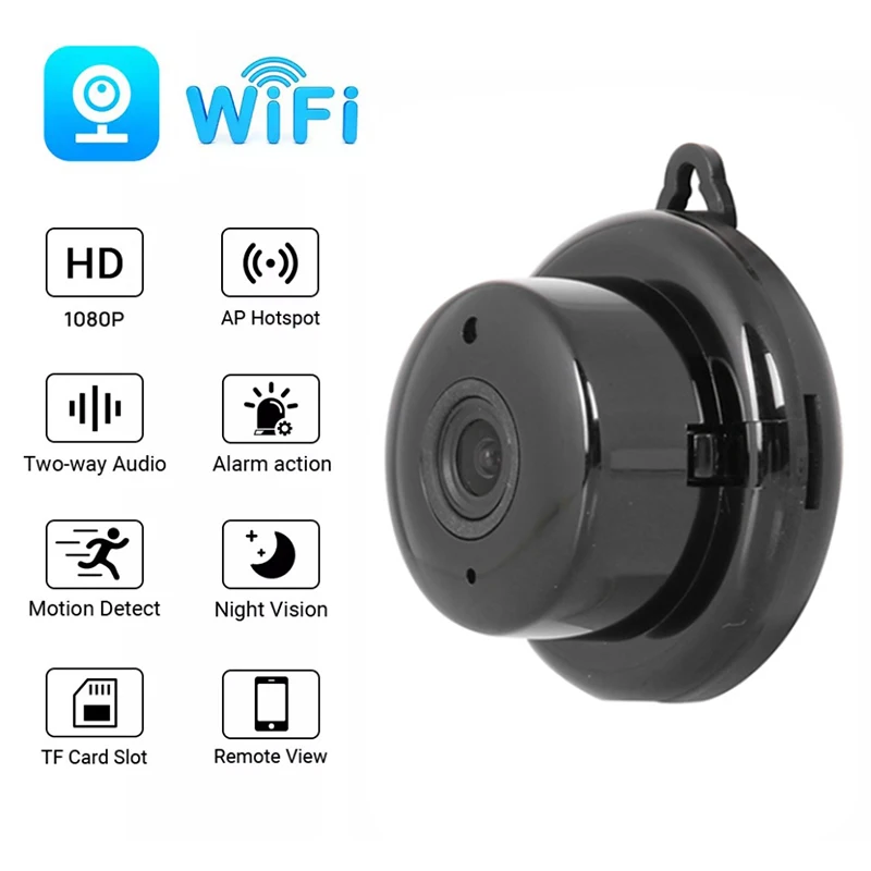 

Беспроводная Ip мини-камера для домашней системы безопасности, Wi-Fi, ночное видение, 1080P, беспроводная камера видеонаблюдения V380, удаленный мо...