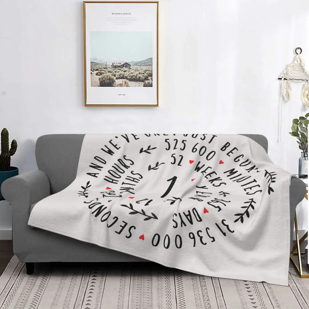 

Manta de papel de boda para el primer aniversario, colcha de cama a cuadros, manta de lana a cuadros de Anime, colcha de verano