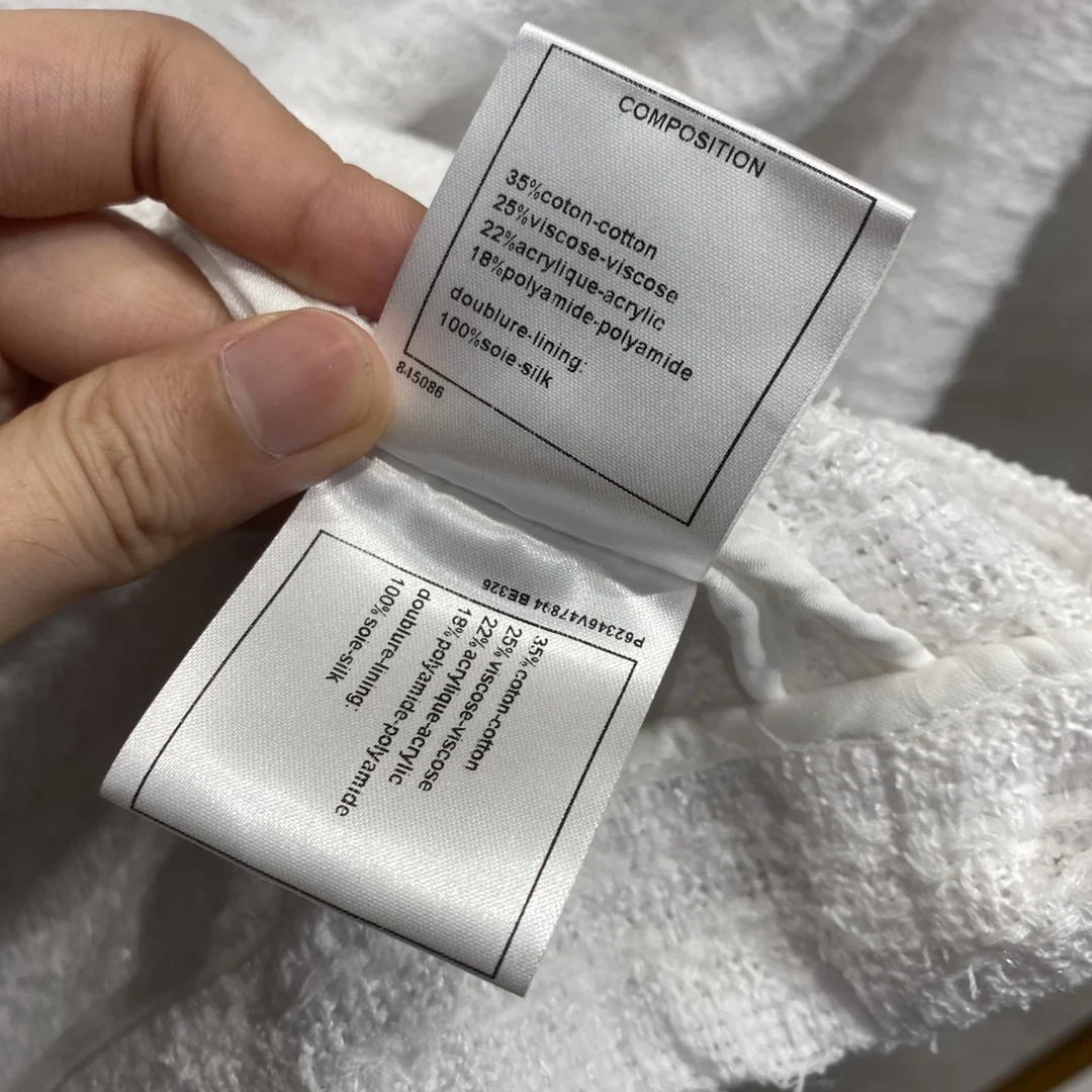 

Luxury Brand Jackets for Women Winter Runway Design Fake Two Piece Woolen Overcoat Long Sleeve Jacket Elegant White Jaket Women