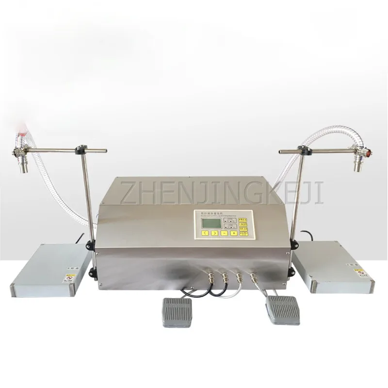 

Double Head Weighing Filling Machine Lubricating Oil Cooking Oil Automatic Desktop Liquid Dispensing Machine Tool Equipment