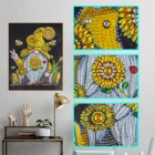 5D алмазная живопись сделай сам, полноразмерная Милая мультяшная Рождественская вышивка, Алмазная мозаика, картина, украшение для дома, подарок