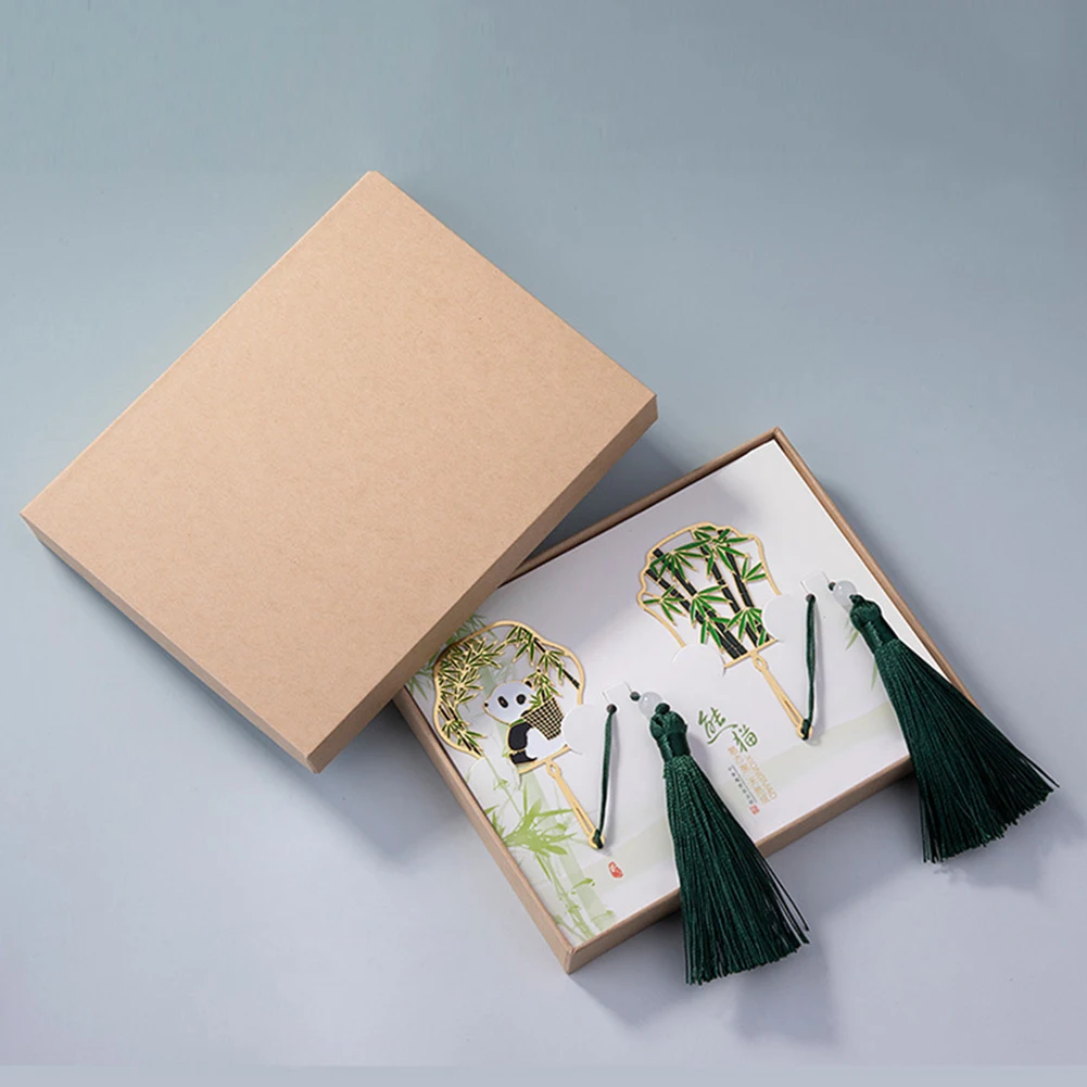 Винтажные металлические золотистые закладки китайские национальные сокровища