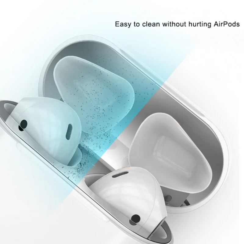 1 пара пылезащитных чехлов для AirPods 2 / Pro металлическая Пылезащитная наклейка