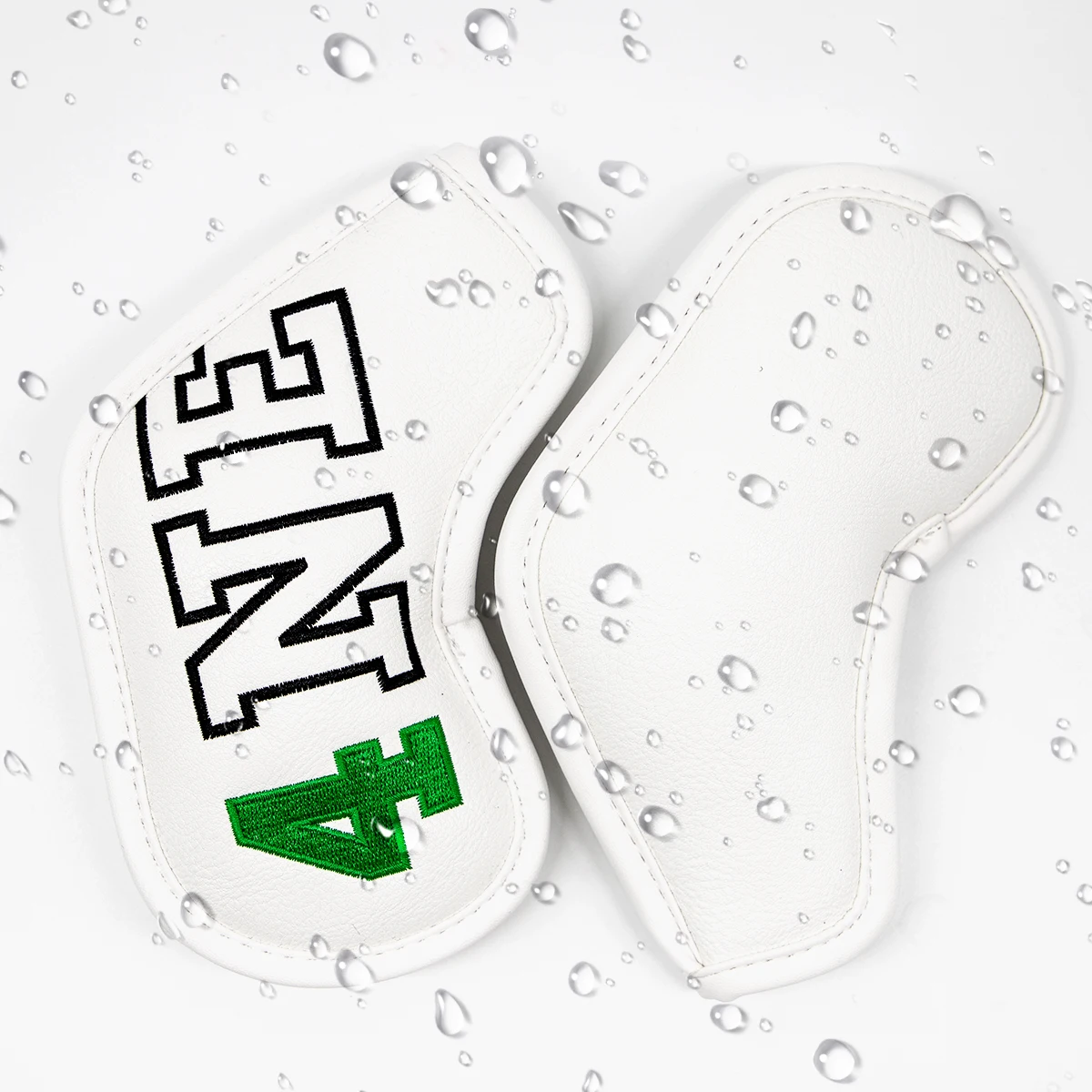 Клюшек для гольфа головные уборы набор 10 шт./компл. из искусственной кожи белого