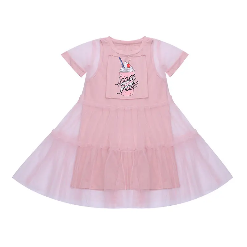 2021 летняя новая модная одежда для маленьких девочек футболка с короткими