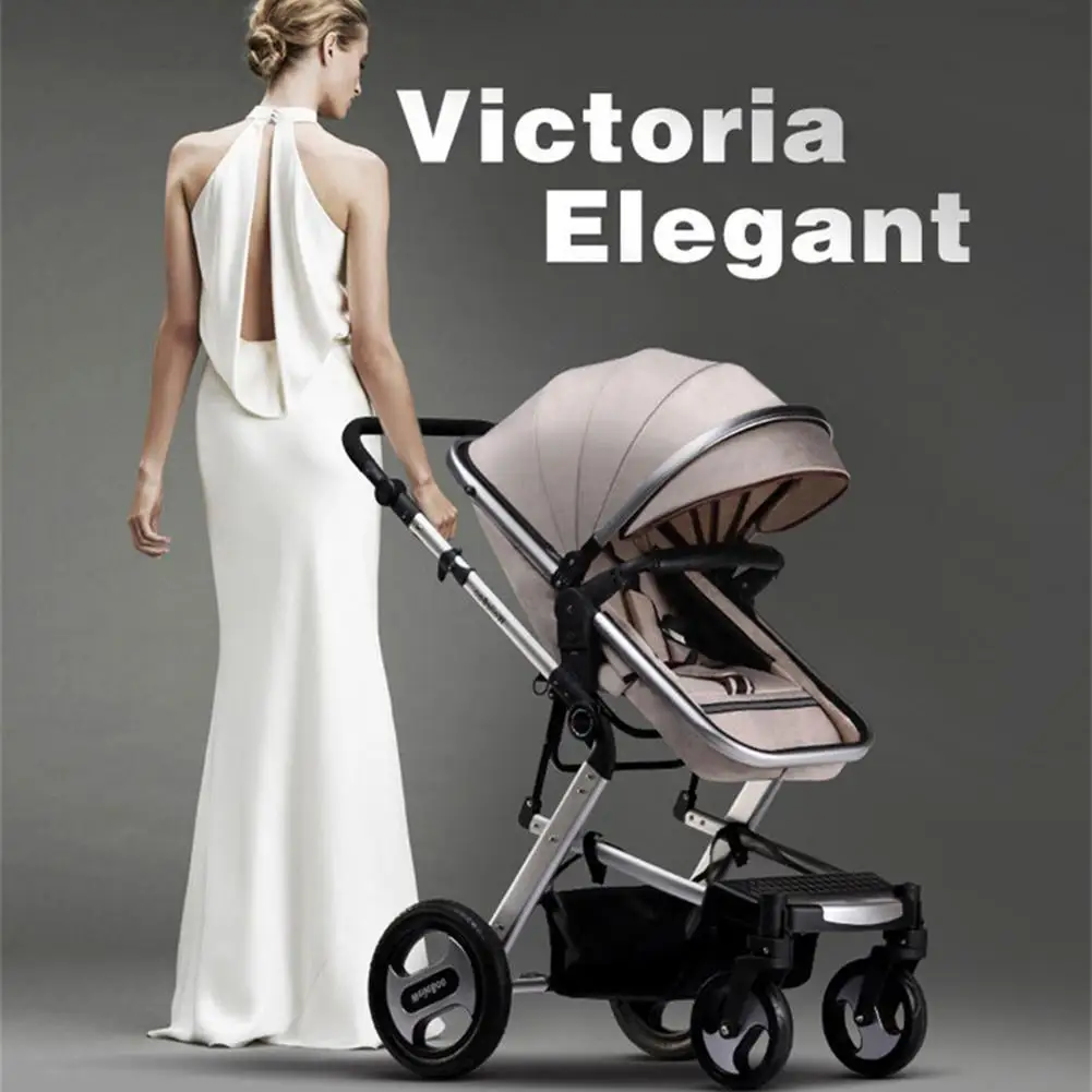 Kidlove Baby 2 в 1 детская коляска складная анти-шок складываемая коляска Высокая land-scape модная коляска