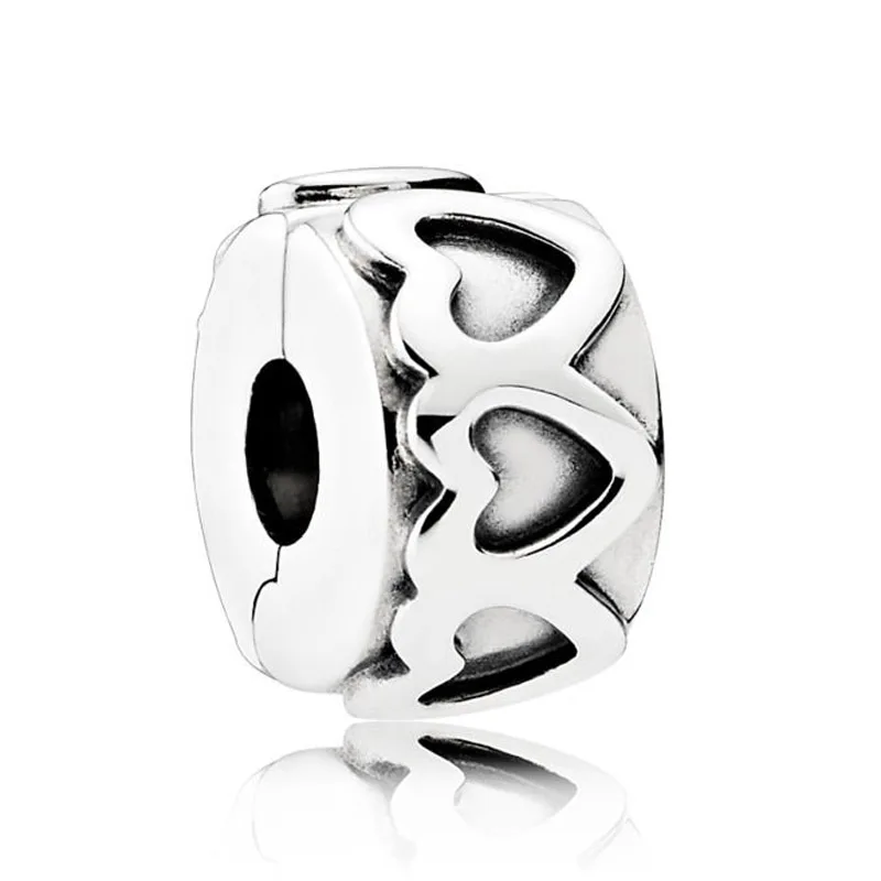 

Оригинальный ряд Соединенных сердец, зажим, стопорные бусины, подходят для планшетов, браслетов, ювелирных изделий своими руками