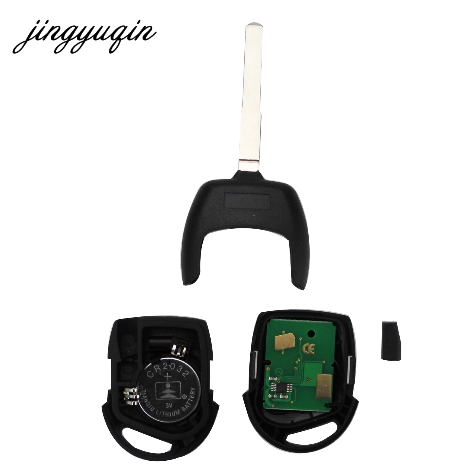 Jingyuqin 3 кнопки дистанционного ключа 315/433 МГц для Ford Focus Fiesta Fusion C-Max Mondeo Galaxy S-Max с