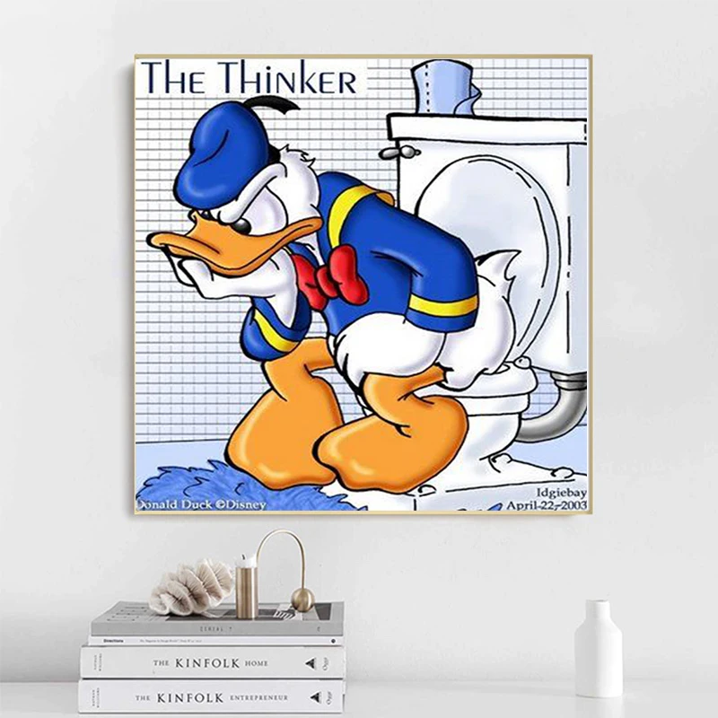 Набор для рисования на холсте Минни Дональд Дак | Дом и сад