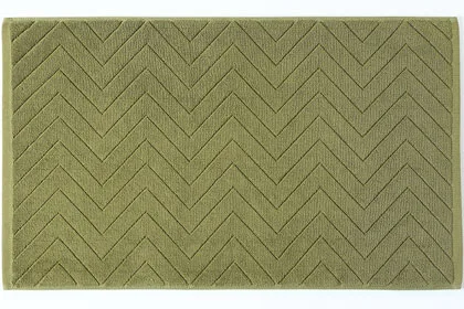 Green Хлопковый коврик для ванной комнаты 45x75 см белый зеленый серый хаки геометрический удобный абсорбирующий коврик для чистки ног банное полотенце - Цвет: Green