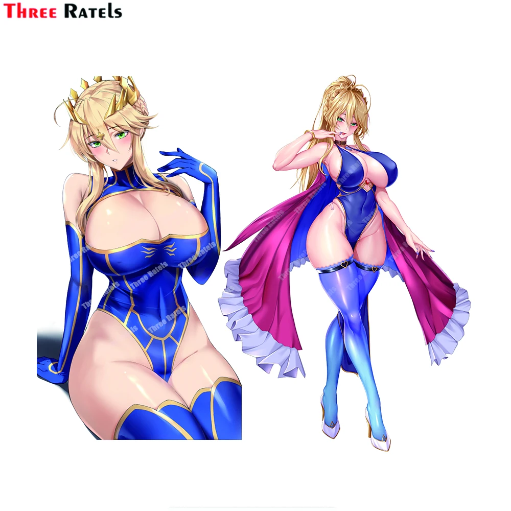 

Three Ratels D193 Sexy Anime Girl Artoria Pendragon And Artoria Pendragon Fate Occlusion Scratch DIY Vinyl Material Decor Sticke