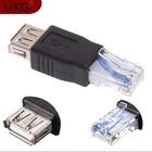 Переходник USB Type A (разъем)RJ45 RJ11 (штекер), 5 шт.