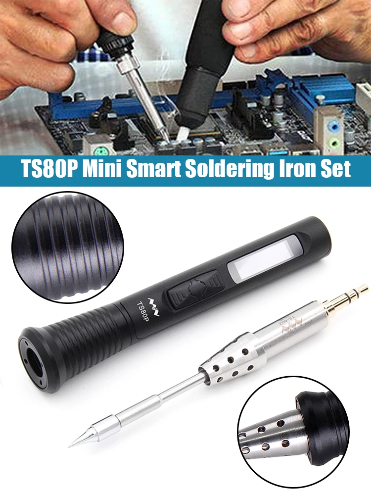 

Minidso TS80P Electric Soldering Iron Set PD2.0 QC3.0 Power Supply Mini Intelligent Soldering Iron Station Welding Tools