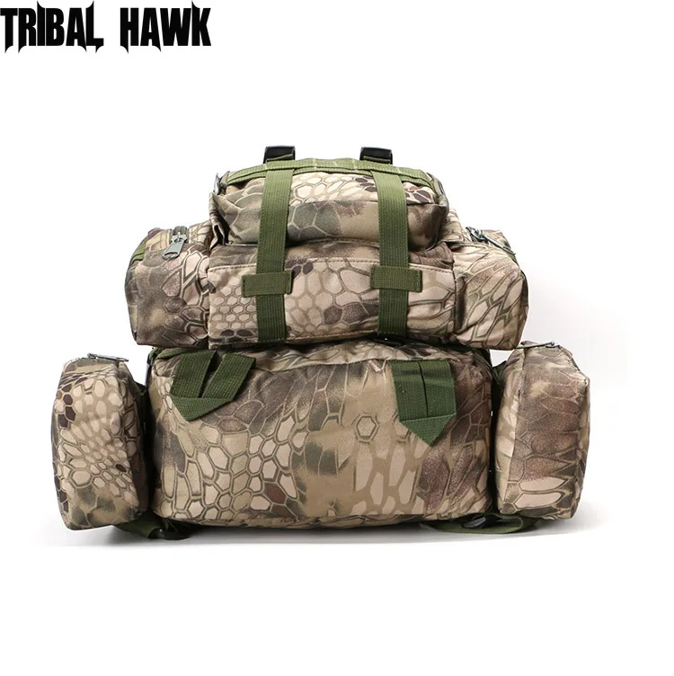 

50L Outdoor Backpack Molle Military Tactical Backpack Rucksack Hunting Bag Removable Waterproof Camping Hiking Backpack Large