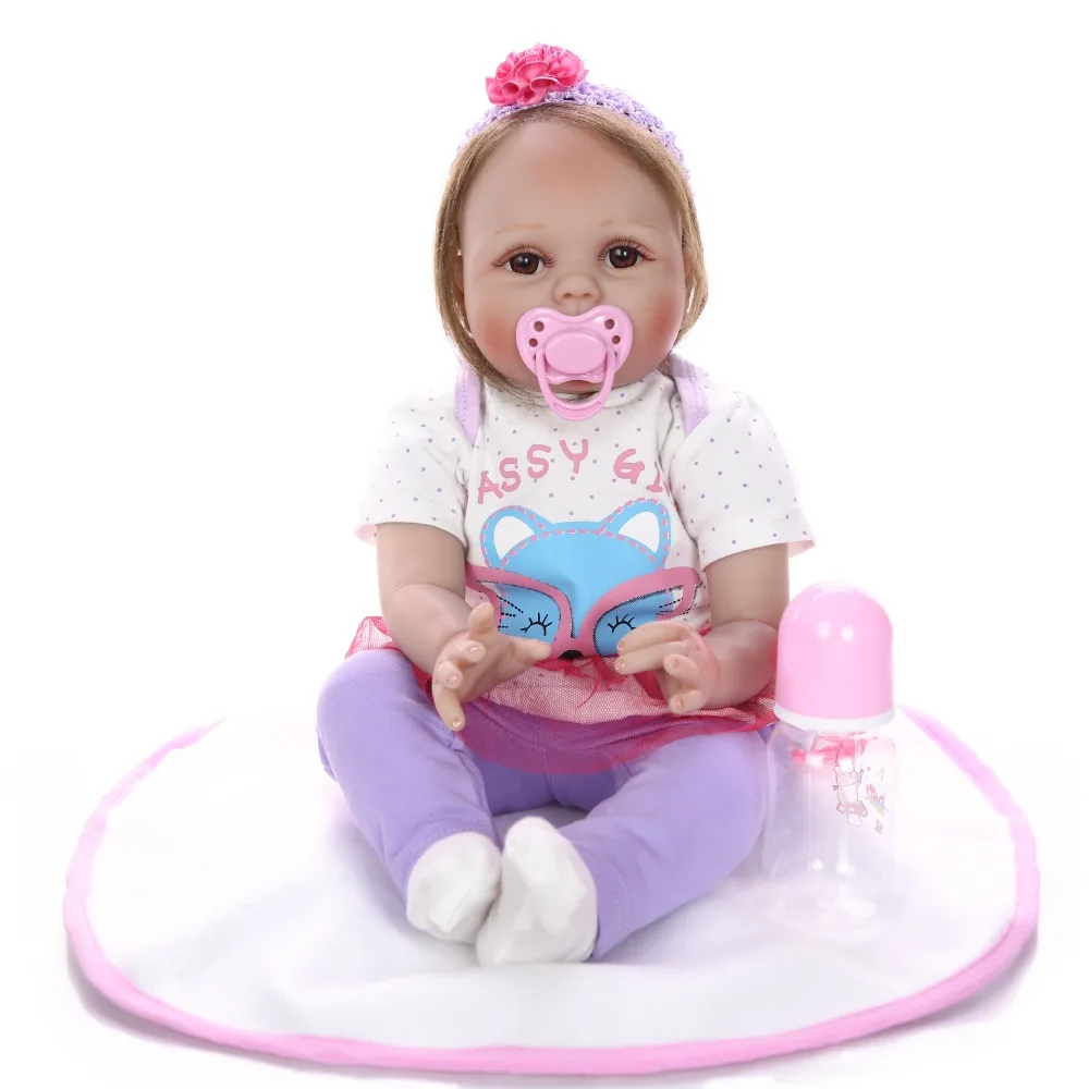 Bebes reborn realista виниловые Новорожденные принцессы Младенцы силиконовые куклы
