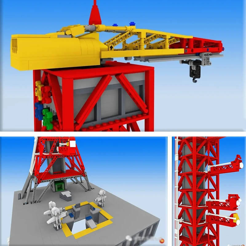 

IN STOCK M10003 MOC J79002 Apollo Saturn V Launch Umbilical Tower Building Blocks 3561 PCS Bricks Toys Birthday Gifts Kids