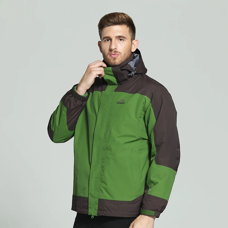 ROYALWAY 2019 Новая ветровка с капюшоном для улицы путешествий мужчин кемпинга пешего