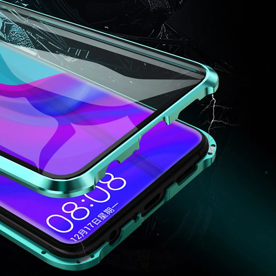 360 полностью Магнитный поглощающий чехол для Huawei Nova 3 3i 4 4e металлическое