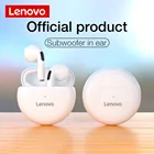 Беспроводная Bluetooth-гарнитура Lenovo HT38, TWS, с микрофоном