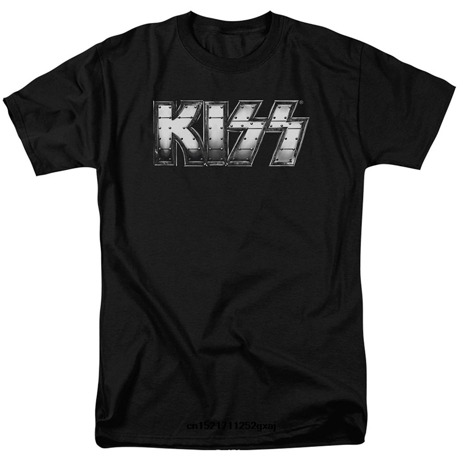 Мужская футболка с тяжелым металлом и логотипом KISS Band забавная новинка для