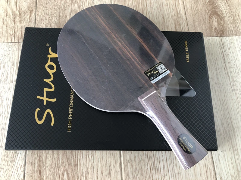 Stuor Ebony 7 слоев чистого дерева ракетки для настольного тенниса пинг-понг профессиональный тренировочный нож