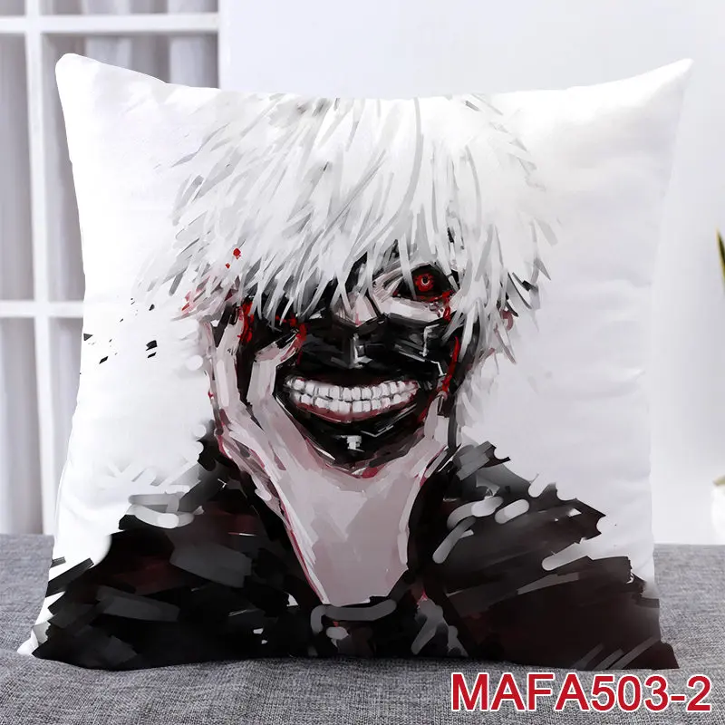 45X45CM Горячая Аниме Tokyo Ghoul наволочки для косплея канеки кэна Touka Kirishima Dakimakura Чехол 3D