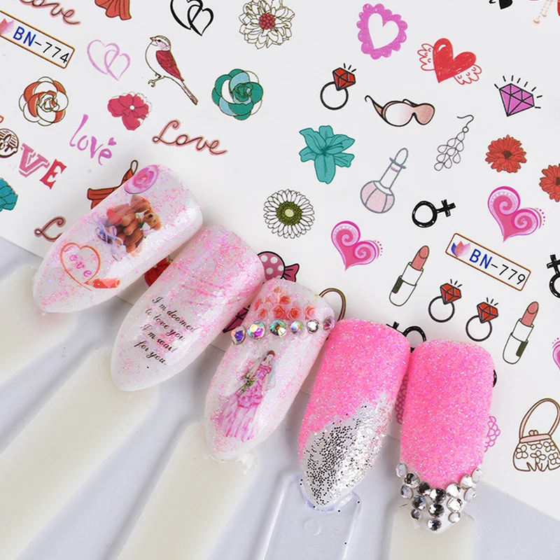 

1 шт., водостойкие наклейки для ногтей