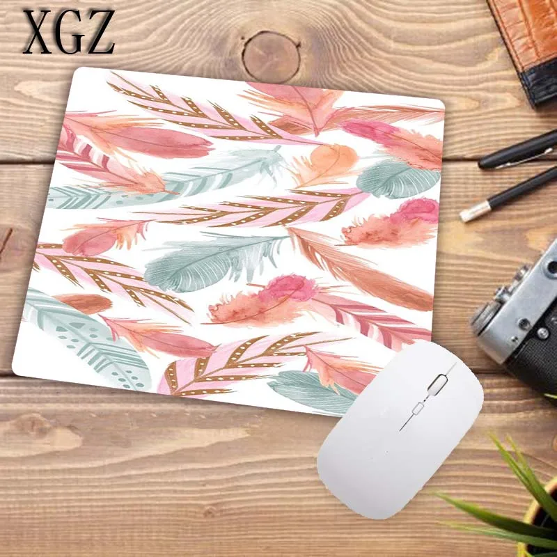 Продвижение XGZ Золотые Мраморные цветы зеленые листья игровые коврики резиновая