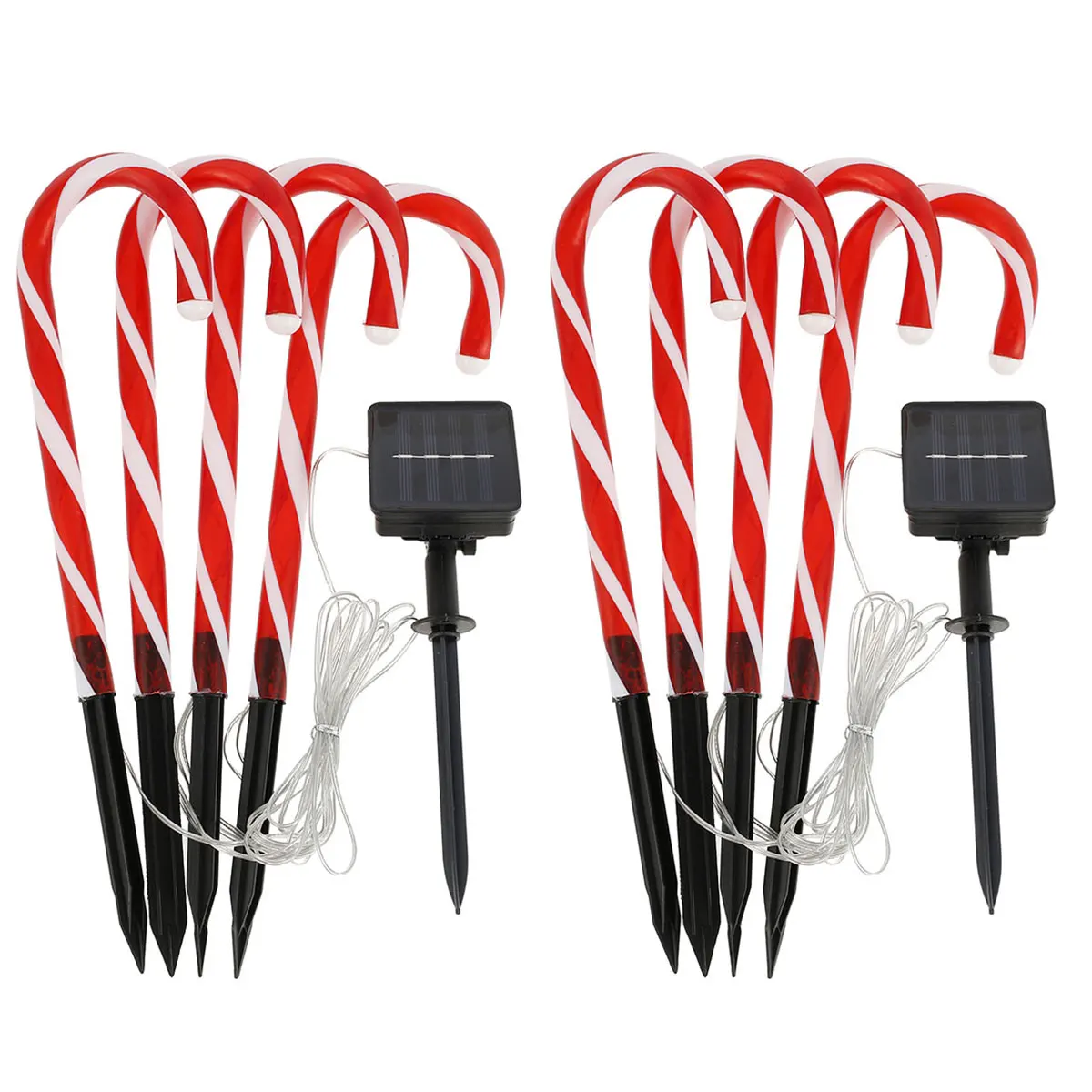 

Solar Christmas Candy Cane Light Outdoor Waterproof Christmas Day Light LED Home Garden Passage Courtyard Lawn Decoration Light