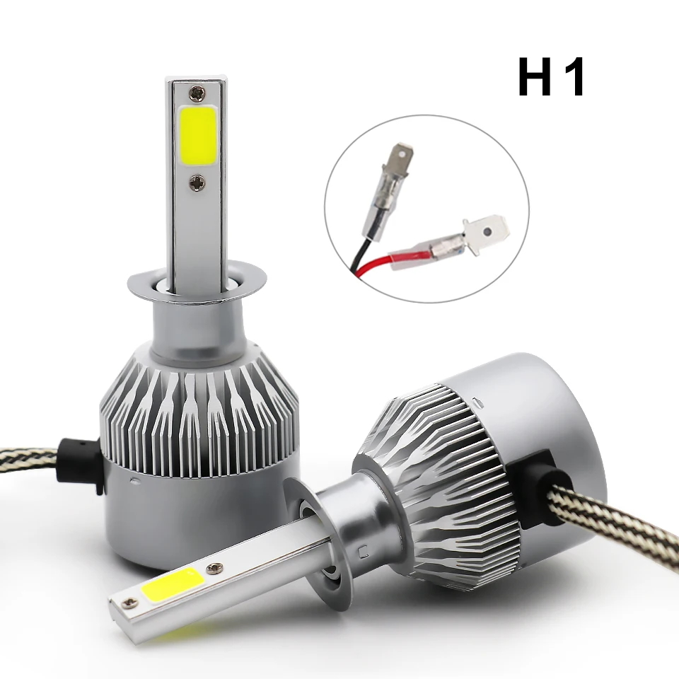 PANDUK C6 H1 H3 светодиодный фар Hulbs H7 Автомобильные фары H4 880 H11 HB3 9005 9006 3000K 6000K 72W 12V 24V 8000LM