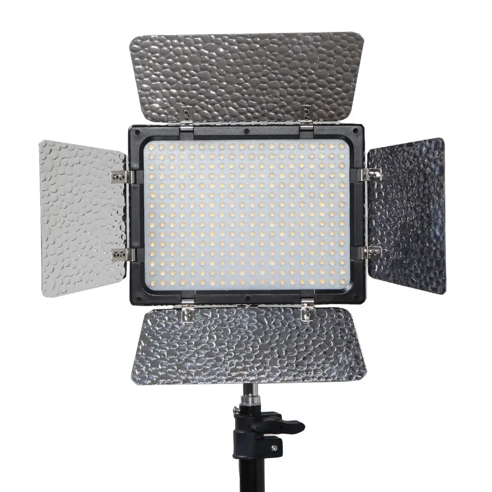 Фото JinTu W300 II 300pcs LED 3200K-5600K лампа для камеры с цветовой температурой свет для камеры Canon Nikon Sony как Yongnuo YN-300II №2