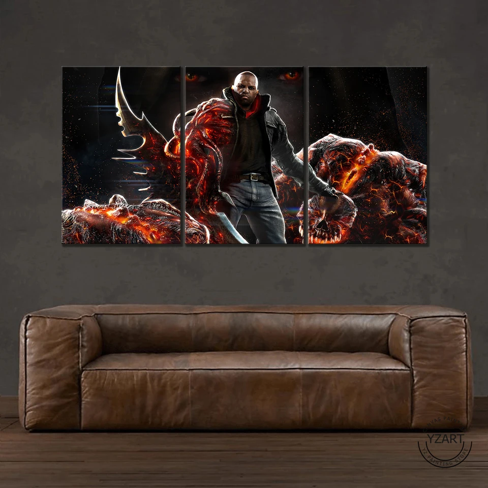 Прототип 2 экшн приключение игра плакат фотографии холст Художественная