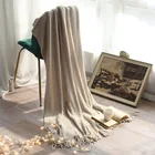 Скандинавский синель, вязаное одеяло, покрывало для дивана, покрывало для путешествий