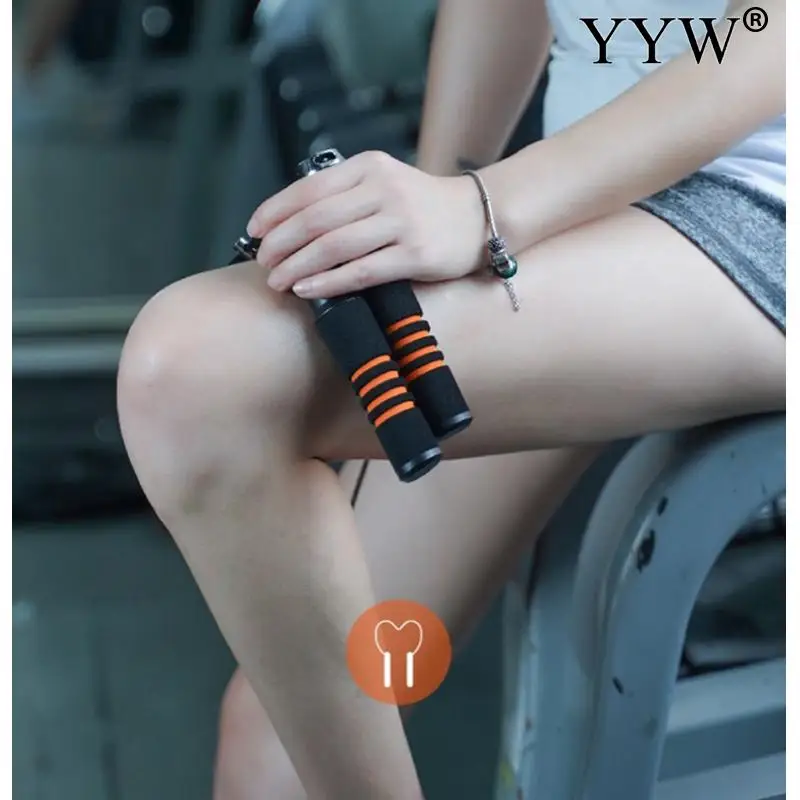 Скоростная Скакалка 3 м регулируемая Спортивная для похудения упражнений в