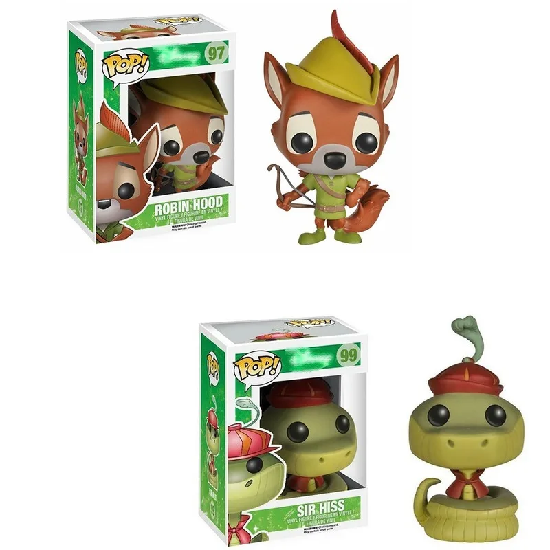 Funko POP виниловые модели кукол Робин Гуд сэр Хисс ПВХ фигурки героев Brinquedos