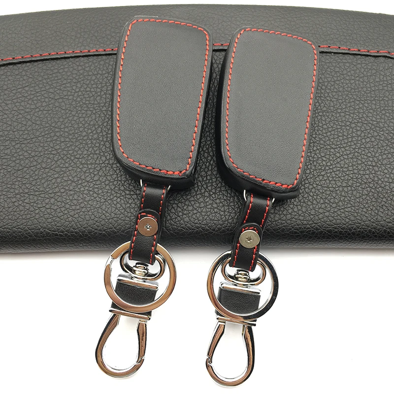 

High Quality Leather Car Key Cover for Nissan Qashqai X-trail Murano Maxima Altima Juke Geniss QUEST Livina Tiida Key 2 Button