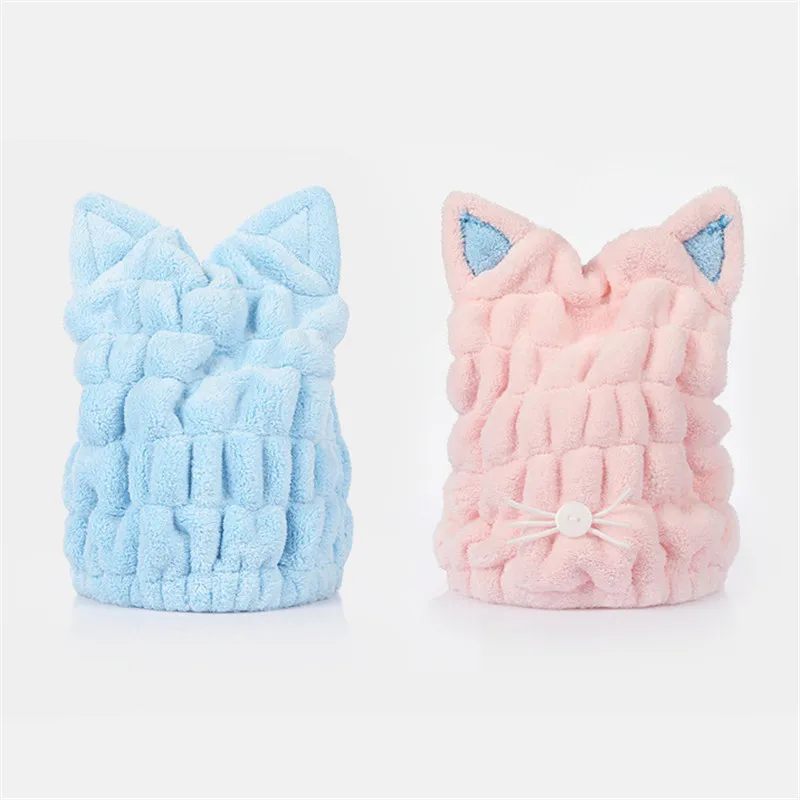 Мягкое сушильное полотенце с милым котом для ванны стойкая впитывающая