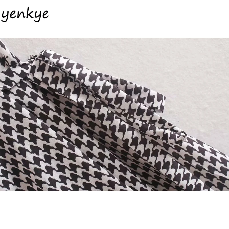 Женское винтажное лоскутное повседневное длинное платье с рисунком гусиные