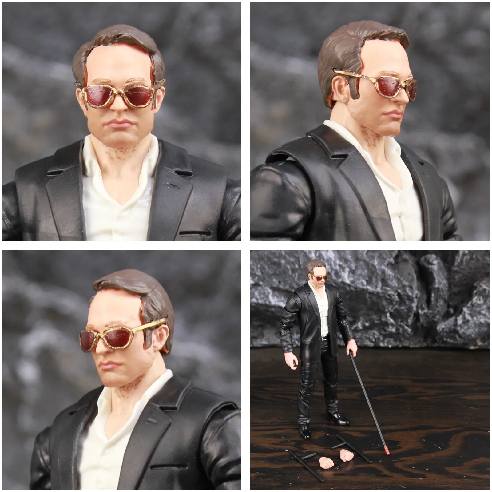 

Custom TV Lawyer Matt Murdock Daredevil 6" Action Figure Toys Doll Model Body From Original Marvel Legends