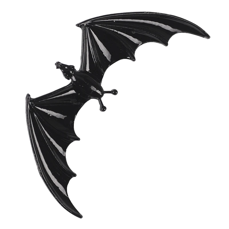 Новые модные черные серьги из сплава летучая мышь ювелирные изделия мужские и