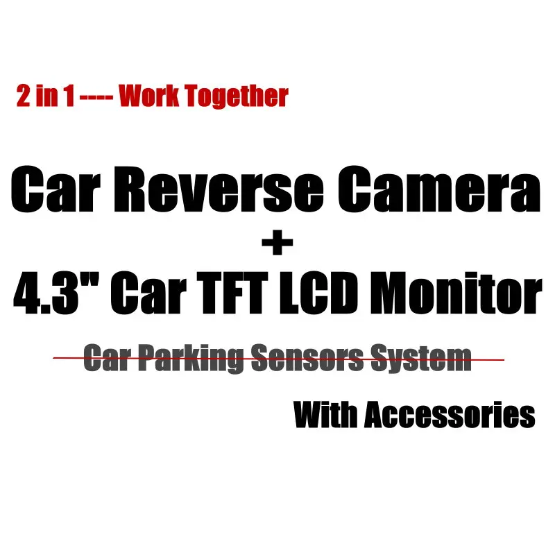 Camera and Monitor Задняя камера монитор дисплей для Audi A3(8 V) 2012- Автомобильная цифровая система датчиков парковки/CCD камера заднего вида - Название цвета: Camera and Monitor