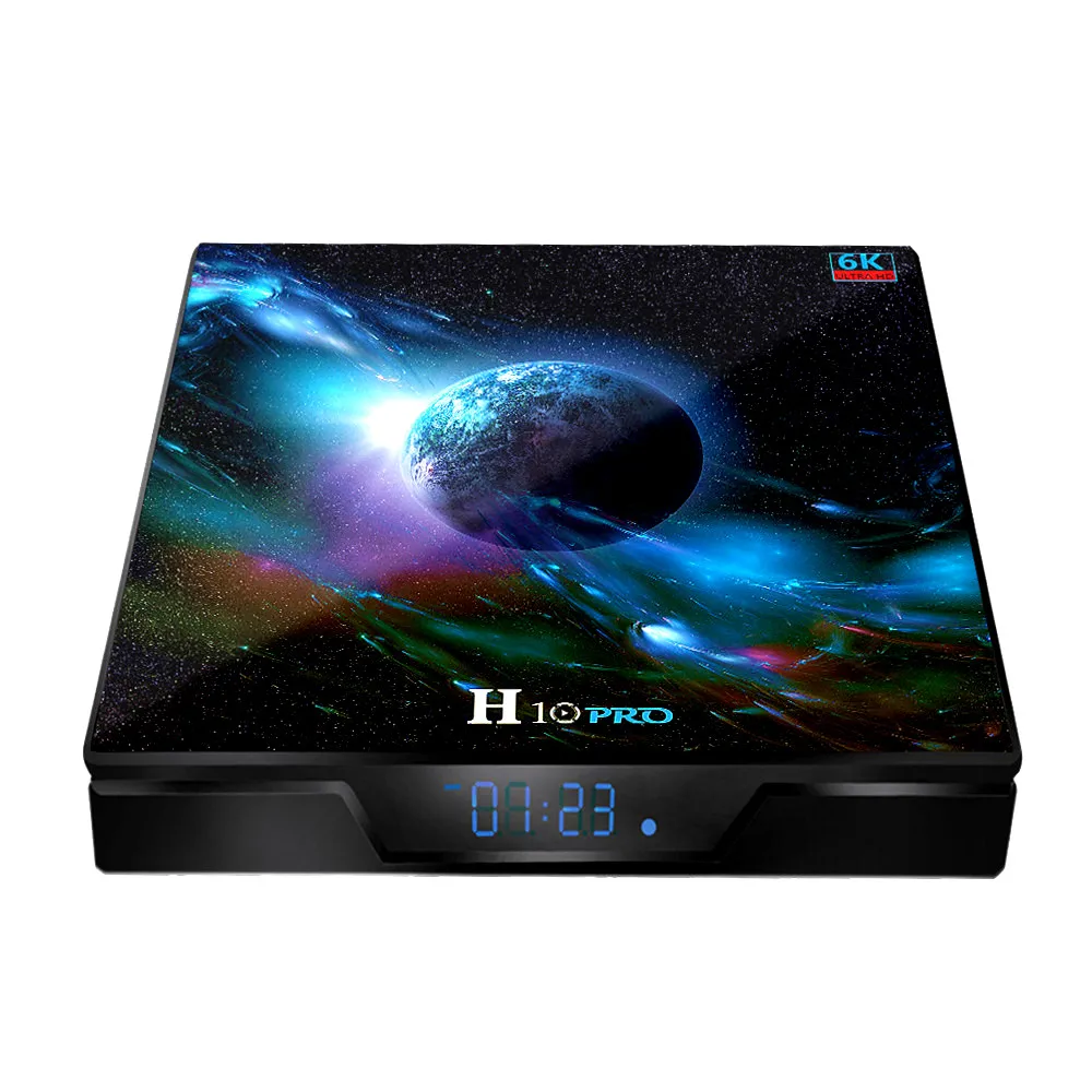 ТВ приставка H10 Pro Android Tv Box Allwinner H603 4 ядра Гб оперативной памяти 32/64GB 2 4G 5G WI FI LAN 100 м