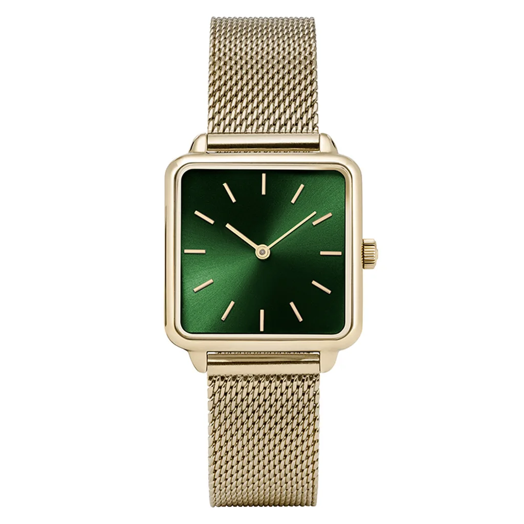 

A simple watch with square head issued on behalf of women's net, Korean fashion women's business versatile quartz watch