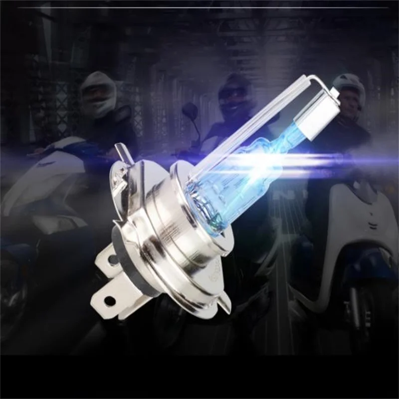 NEW Motorcycle Built-In Light Bulb Electric Car Headlight 12V Ultra Bright Near And Far Xenon Lamp |