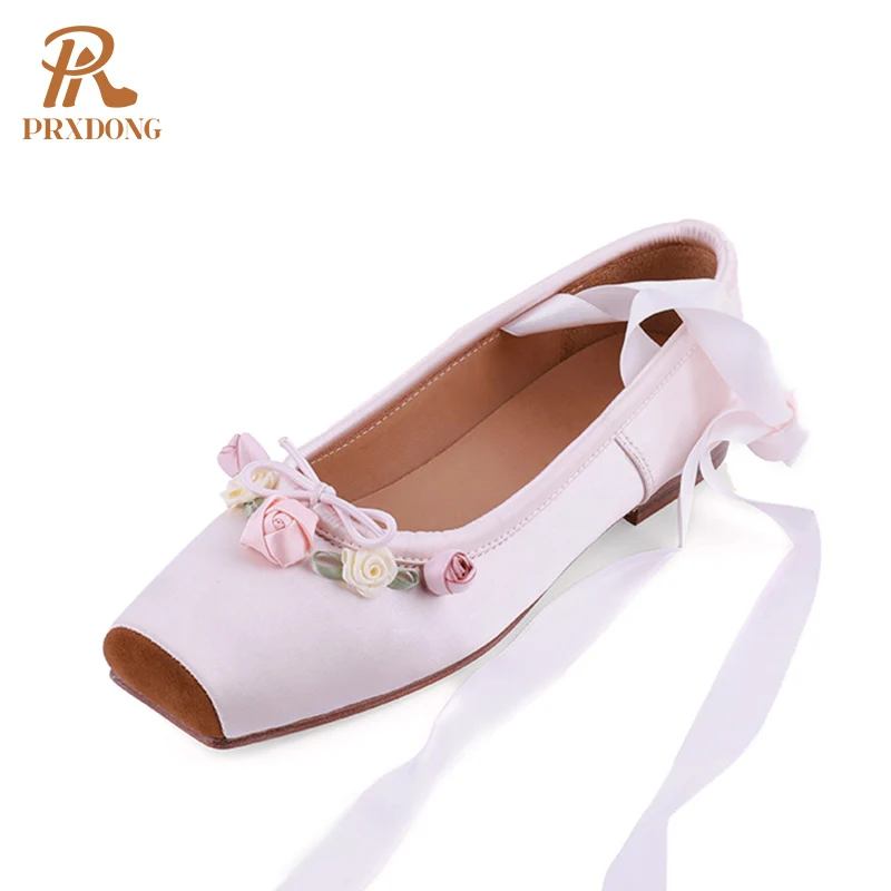 

Square Toe Shoes Woman Low Heels Pumps 2021 Spring Summer Newest Shallow Genuine Leather Wedding Party Office Lady Women Shoe